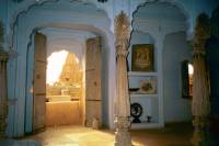 jaisalmer4b Udsigt fra vores seng til et af Jaisalmers bermte Jain templer